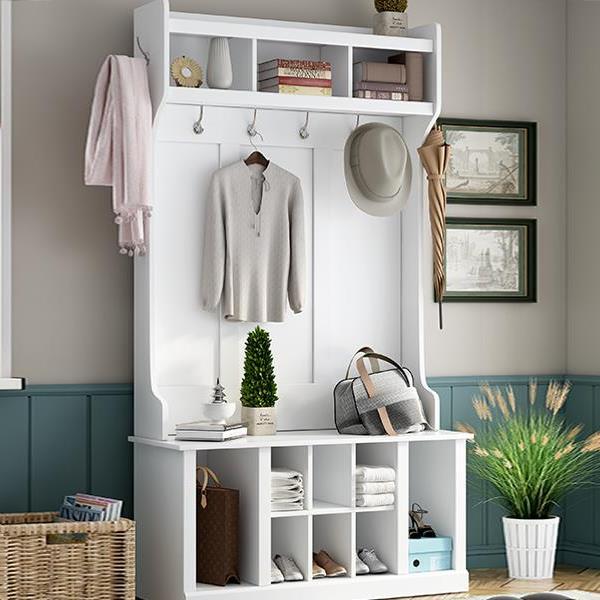 Multi-functional Locker - With The Functions Of A Coat Rack, Shoe Cabinet, Locker