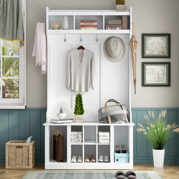 Multi-functional Locker - With The Functions Of A Coat Rack, Shoe Cabinet, Locker