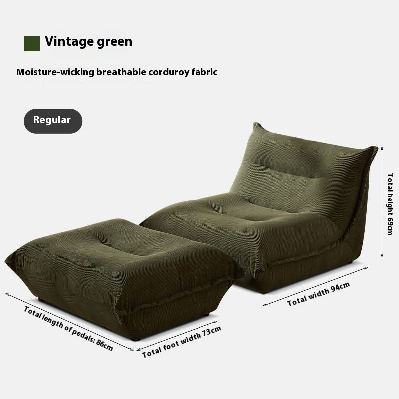 Lazy Sofa Reclining Sleeping Small Apartment Room Balcony Leisure Recliner