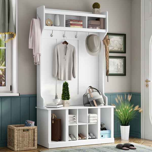 Multi-functional Locker - With The Functions Of A Coat Rack, Shoe Cabinet, Locker